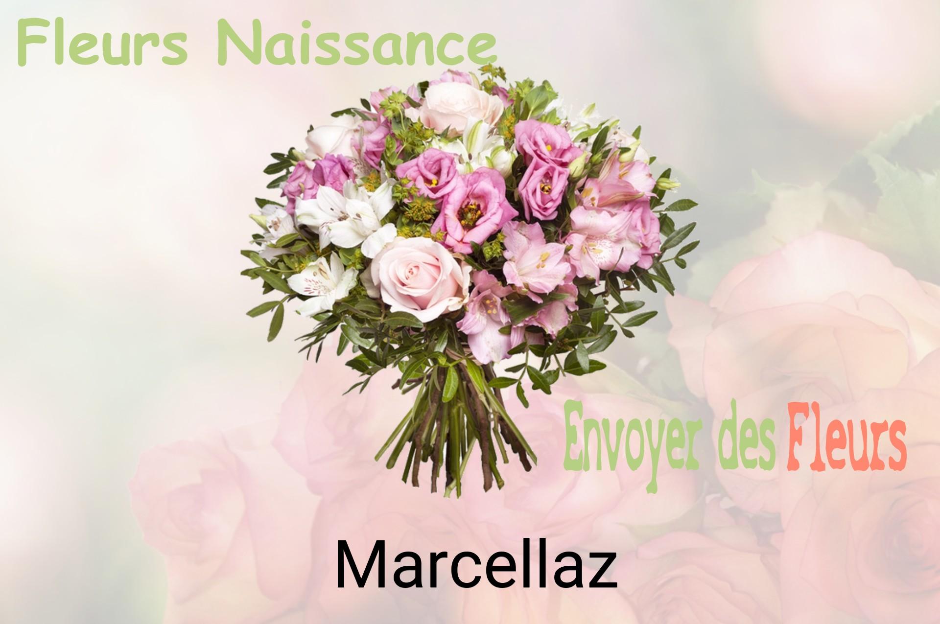 Bouquet de fleurs de naissance livré à Marcellaz
